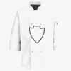 Button Chef Coat with Thermometer Pocket Thumbnail