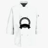 Button Chef Coat with Thermometer Pocket Thumbnail