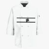 Button Chef Coat with Thermometer Pocket Thumbnail