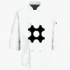 Button Chef Coat with Thermometer Pocket Thumbnail
