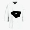 Button Chef Coat with Thermometer Pocket Thumbnail