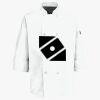 Button Chef Coat with Thermometer Pocket Thumbnail