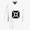 Button Chef Coat with Thermometer Pocket Thumbnail