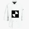 Button Chef Coat with Thermometer Pocket Thumbnail