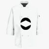 Button Chef Coat with Thermometer Pocket Thumbnail