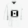 Button Chef Coat with Thermometer Pocket Thumbnail