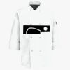 Button Chef Coat with Thermometer Pocket Thumbnail