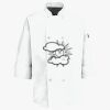 Button Chef Coat with Thermometer Pocket Thumbnail