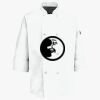 Button Chef Coat with Thermometer Pocket Thumbnail
