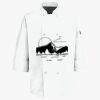 Button Chef Coat with Thermometer Pocket Thumbnail
