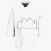 Button Chef Coat with Thermometer Pocket Thumbnail