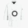 Button Chef Coat with Thermometer Pocket Thumbnail
