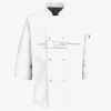 Button Chef Coat with Thermometer Pocket Thumbnail