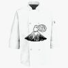 Button Chef Coat with Thermometer Pocket Thumbnail
