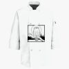 Button Chef Coat with Thermometer Pocket Thumbnail