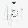 Button Chef Coat with Thermometer Pocket Thumbnail