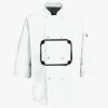 Button Chef Coat with Thermometer Pocket Thumbnail