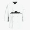 Button Chef Coat with Thermometer Pocket Thumbnail