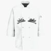 Button Chef Coat with Thermometer Pocket Thumbnail