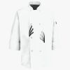 Button Chef Coat with Thermometer Pocket Thumbnail