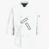 Eight Pearl Button Chef Coat with Thermometer Pocket Thumbnail