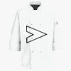 Button Chef Coat with Thermometer Pocket Thumbnail