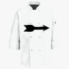 Button Chef Coat with Thermometer Pocket Thumbnail