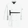 Button Chef Coat with Thermometer Pocket Thumbnail