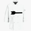 Button Chef Coat with Thermometer Pocket Thumbnail