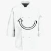 Button Chef Coat with Thermometer Pocket Thumbnail