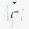 Button Chef Coat with Thermometer Pocket Thumbnail