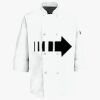 Button Chef Coat with Thermometer Pocket Thumbnail