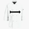 Button Chef Coat with Thermometer Pocket Thumbnail
