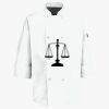 Button Chef Coat with Thermometer Pocket Thumbnail