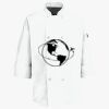 Button Chef Coat with Thermometer Pocket Thumbnail
