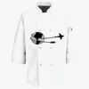 Button Chef Coat with Thermometer Pocket Thumbnail