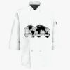 Button Chef Coat with Thermometer Pocket Thumbnail