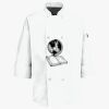 Button Chef Coat with Thermometer Pocket Thumbnail