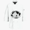 Button Chef Coat with Thermometer Pocket Thumbnail
