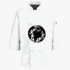 Button Chef Coat with Thermometer Pocket Thumbnail