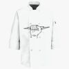 Button Chef Coat with Thermometer Pocket Thumbnail