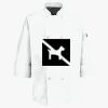 Eight Pearl Button Chef Coat with Thermometer Pocket Thumbnail