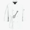 Button Chef Coat with Thermometer Pocket Thumbnail
