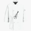 Button Chef Coat with Thermometer Pocket Thumbnail