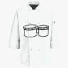 Button Chef Coat with Thermometer Pocket Thumbnail