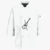 Button Chef Coat with Thermometer Pocket Thumbnail