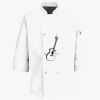 Button Chef Coat with Thermometer Pocket Thumbnail