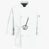 Button Chef Coat with Thermometer Pocket Thumbnail