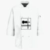 Button Chef Coat with Thermometer Pocket Thumbnail