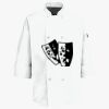Button Chef Coat with Thermometer Pocket Thumbnail